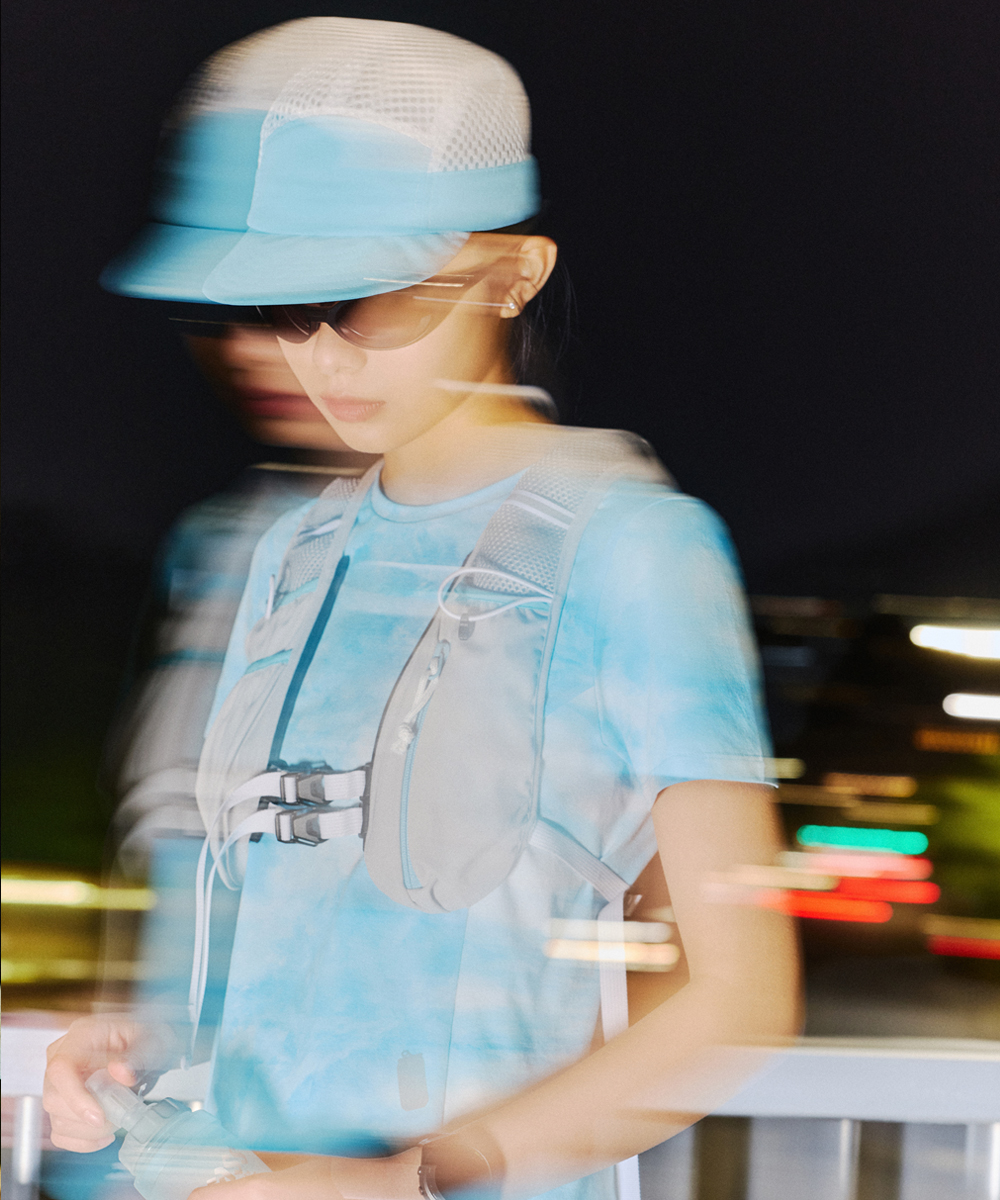 Футболка Cass Light X Quick Dry Dying Women CASS BLUE