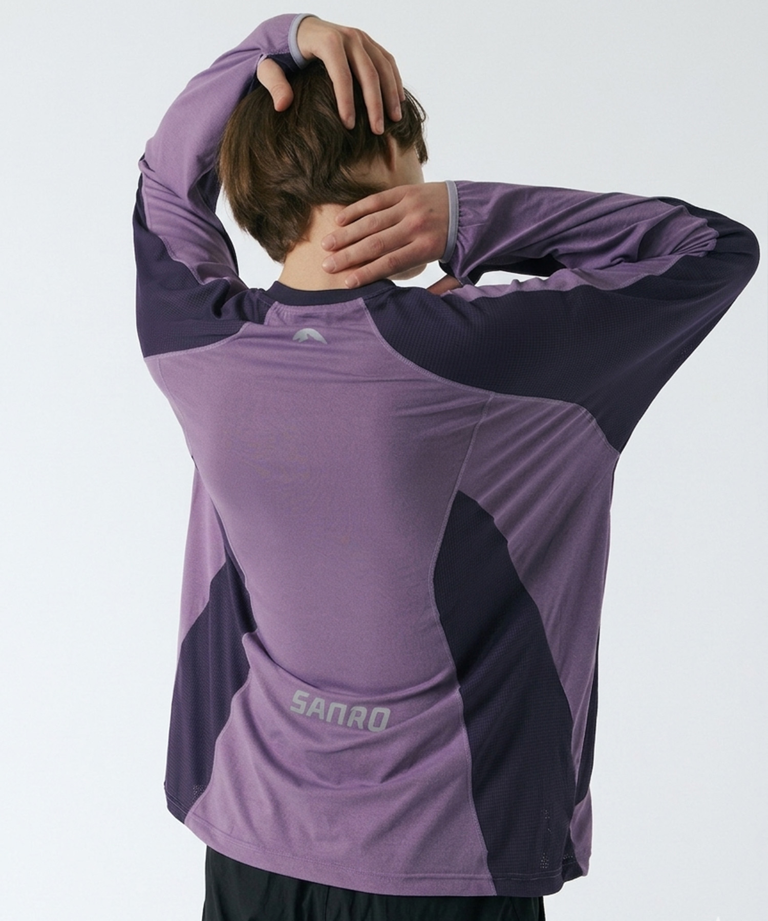 Пуловер быстросохнущий Reflective Print - Purple (унисекс)