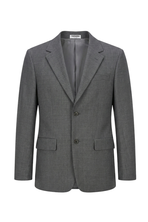 Жакет из шерсти стрейч Dark Gray ROEMCJ10A