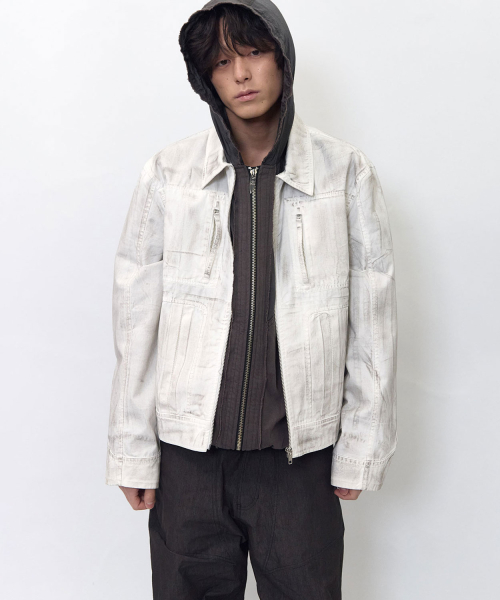 Anchored Puller Utility Jacket White