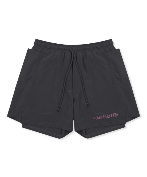 Шорты 6-panel GHPTAR002 (BLACK) [Taster Sean × GLACK]