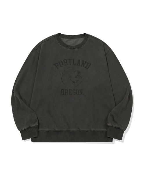 Свитшот Carpenter Beaver Dyeing (Charcoal)