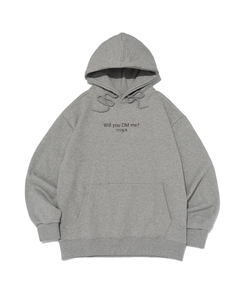 [Roaunis] Solo Signal ver.1 WILL YOU DM ME худи (Grey)