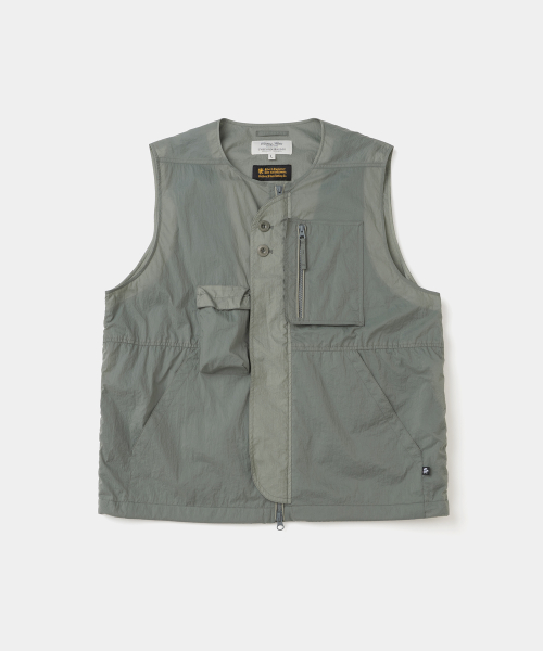 AE nylon utility vest light grey