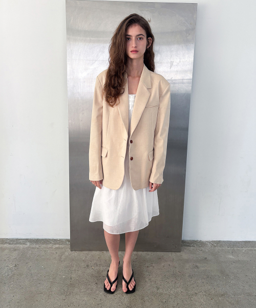 soft classic jacket_butter