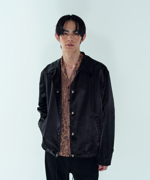 SURF SOUND COACH JACKET - BLACK