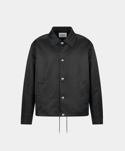 SURF SOUND COACH JACKET - BLACK