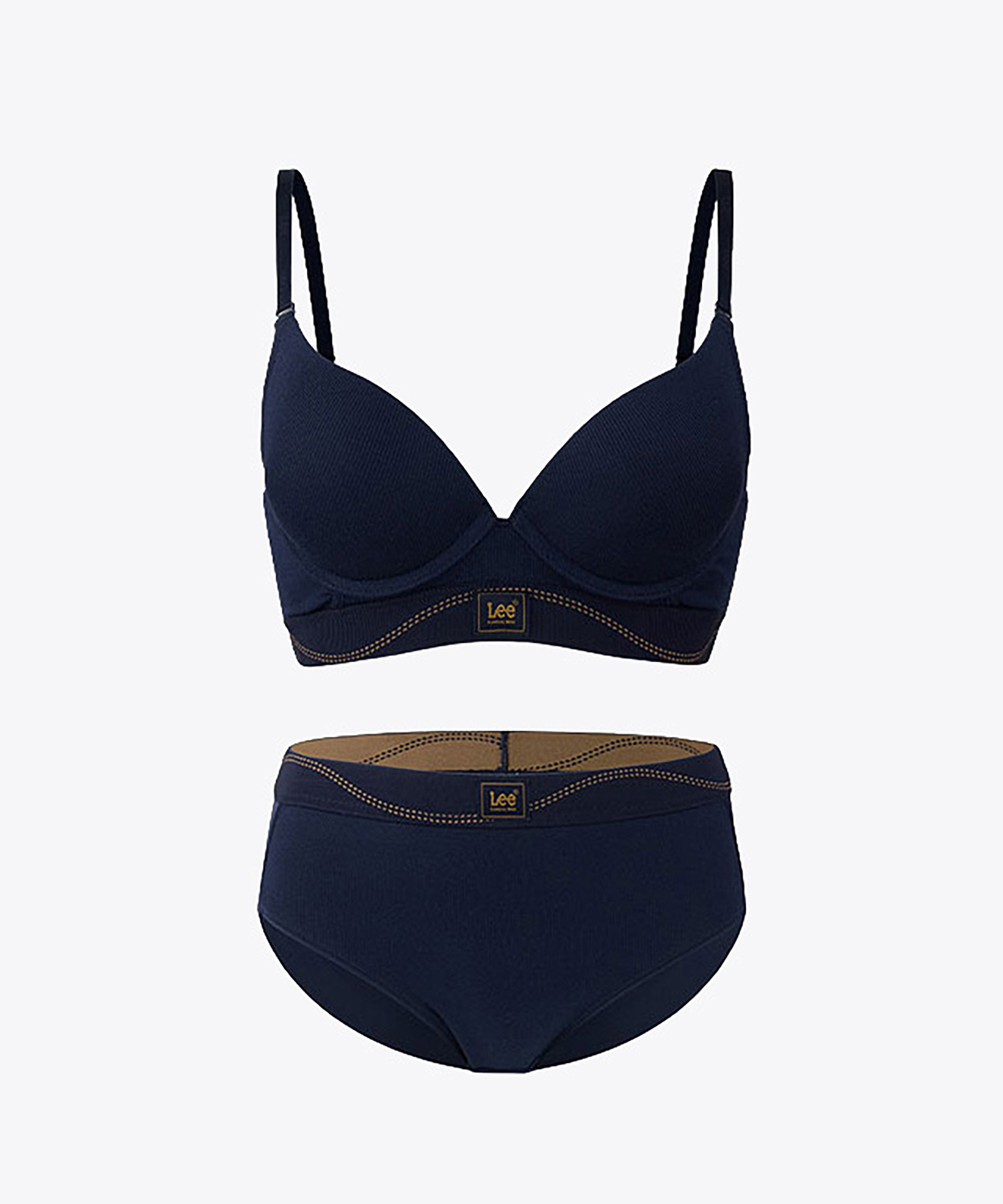 Комплект: бра на косточках Lazy S и трусики - Navy