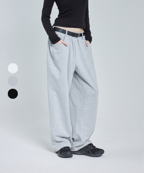 Широкие свободные джоггеры с поясом 87-STAN277 (3 colors)