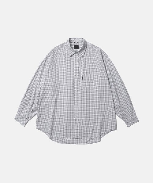 [SS26] UNIFORM SHIRT / WHITE GRID