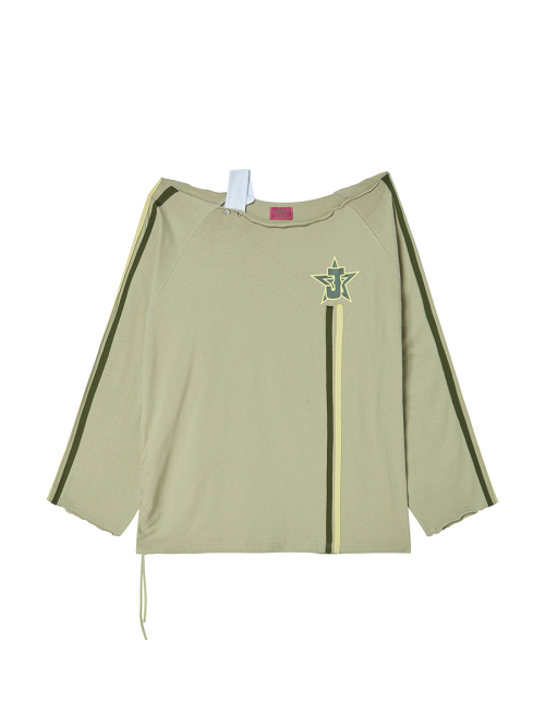 TNSW BABY DEVIL OFF SHOULDER GREEN