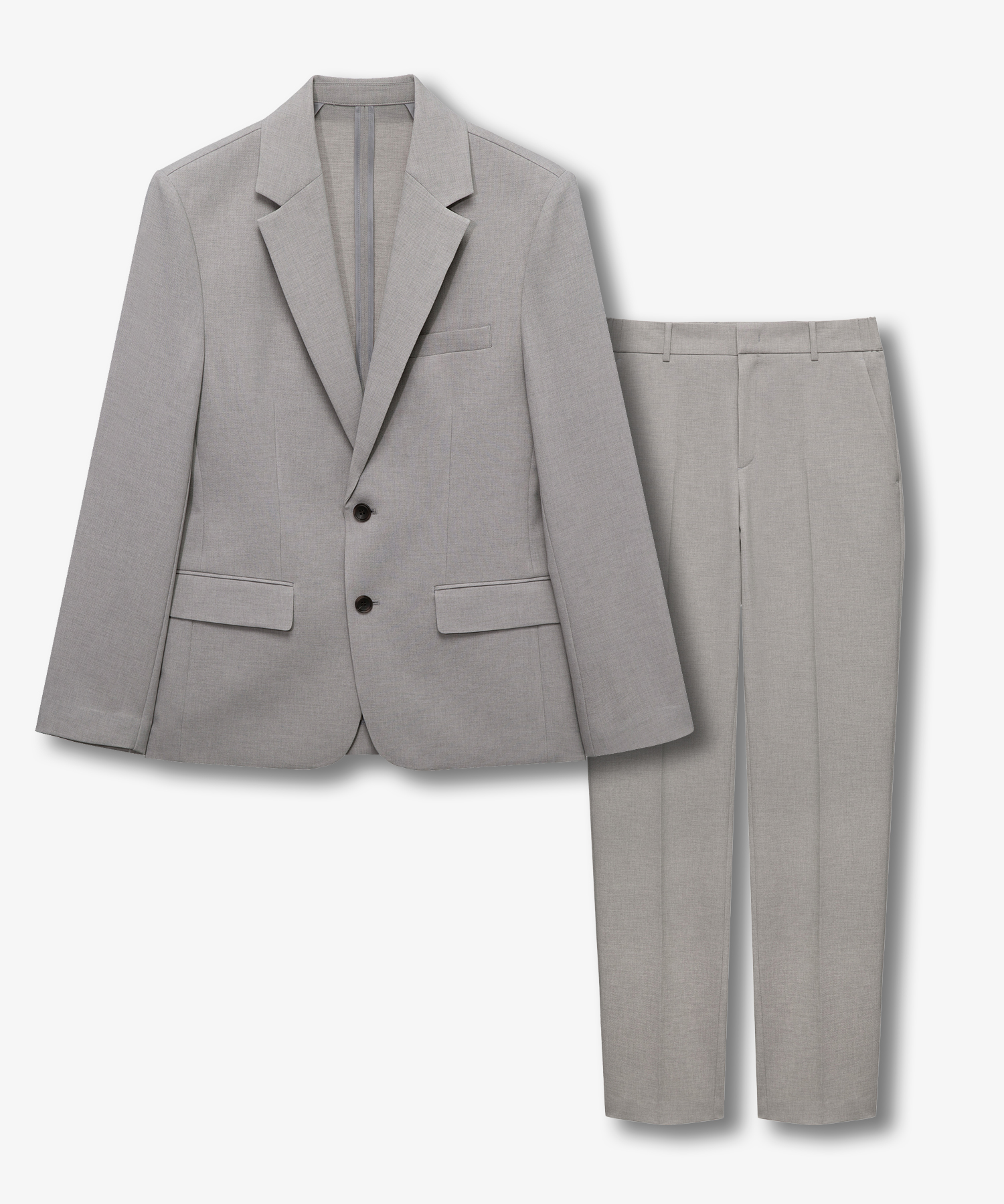 [SET][Cool]Two-tone tissue regular fit jacket set-up light beige