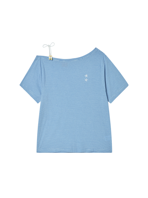 TNSW KNOT OFF SHOULDER BLUE
