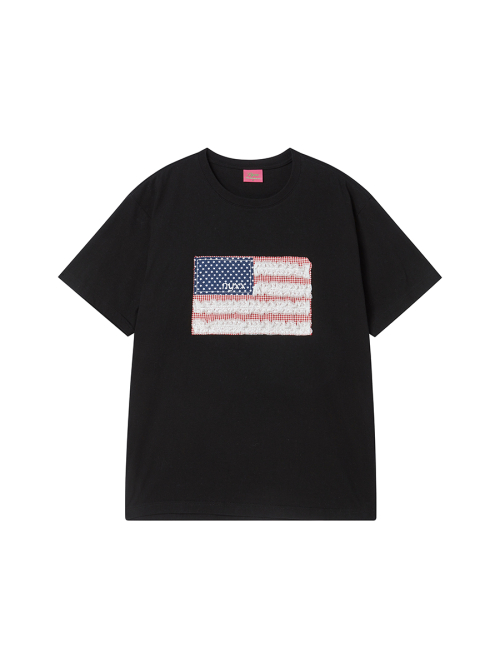 TNSW FLAG TEE BLACK