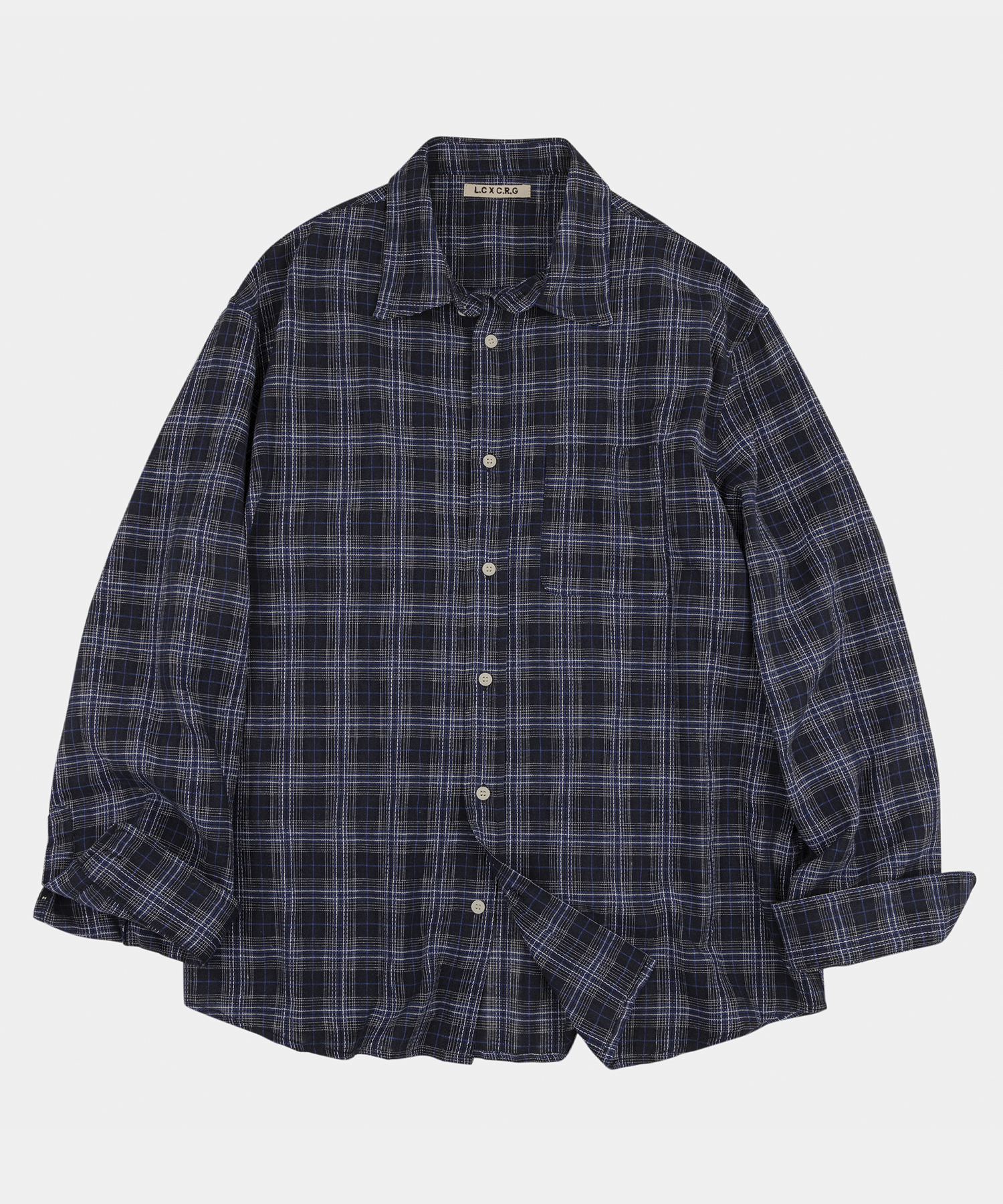 Saint Porter Check shirts Blue