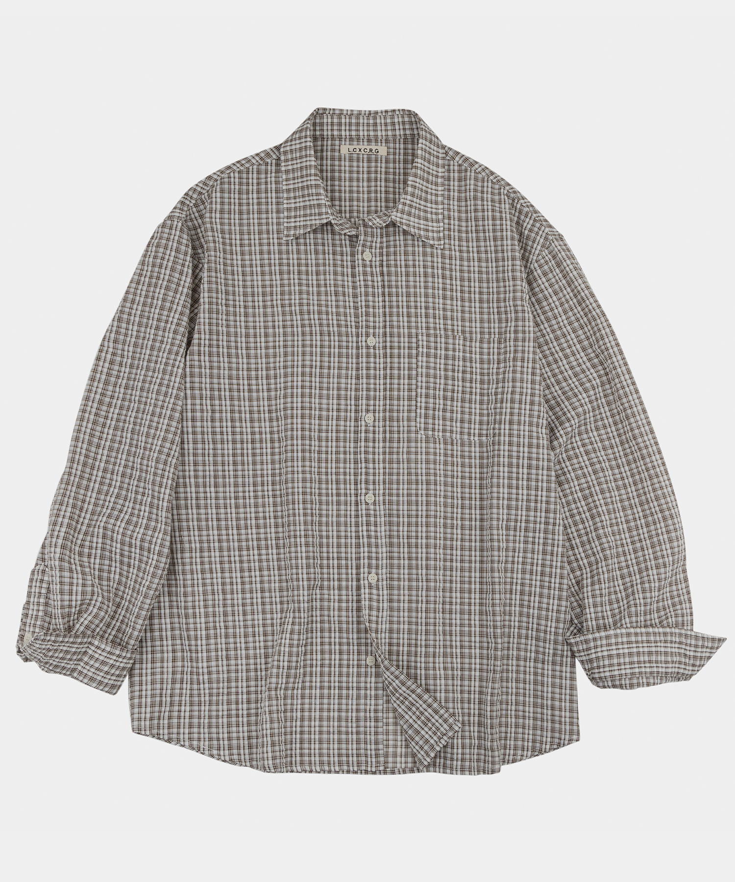 Mild Brush в клетку shirts бежевый