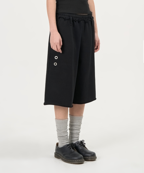 Cut Off Bermuda Sweat брюки (чёрный)