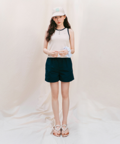 Женские нейлоновые шорты на резинке Dark Navy