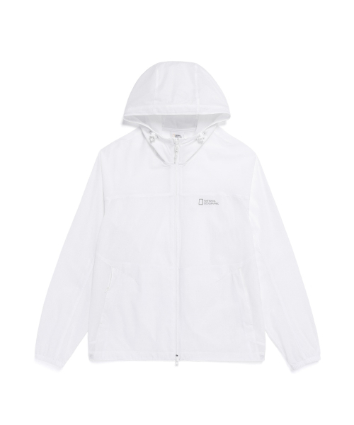 Ветровка худи на молнии Light Pack N262UJP911 WHITE