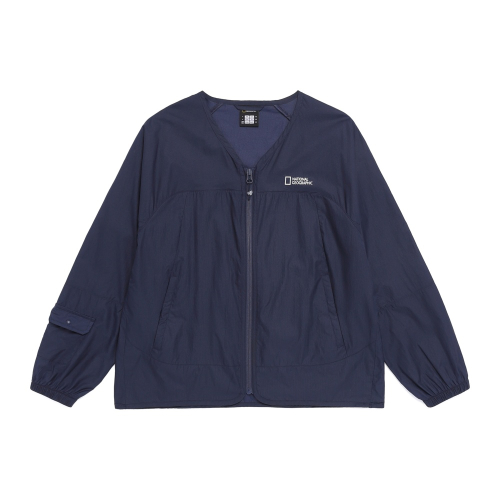 N262WJP021 Женская легкая куртка-кардиган NAVY