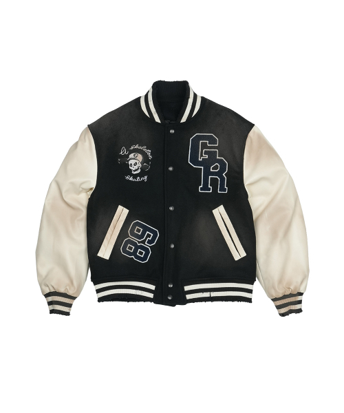 SKELETKATE DIRTY VARSITY куртка [чёрный]