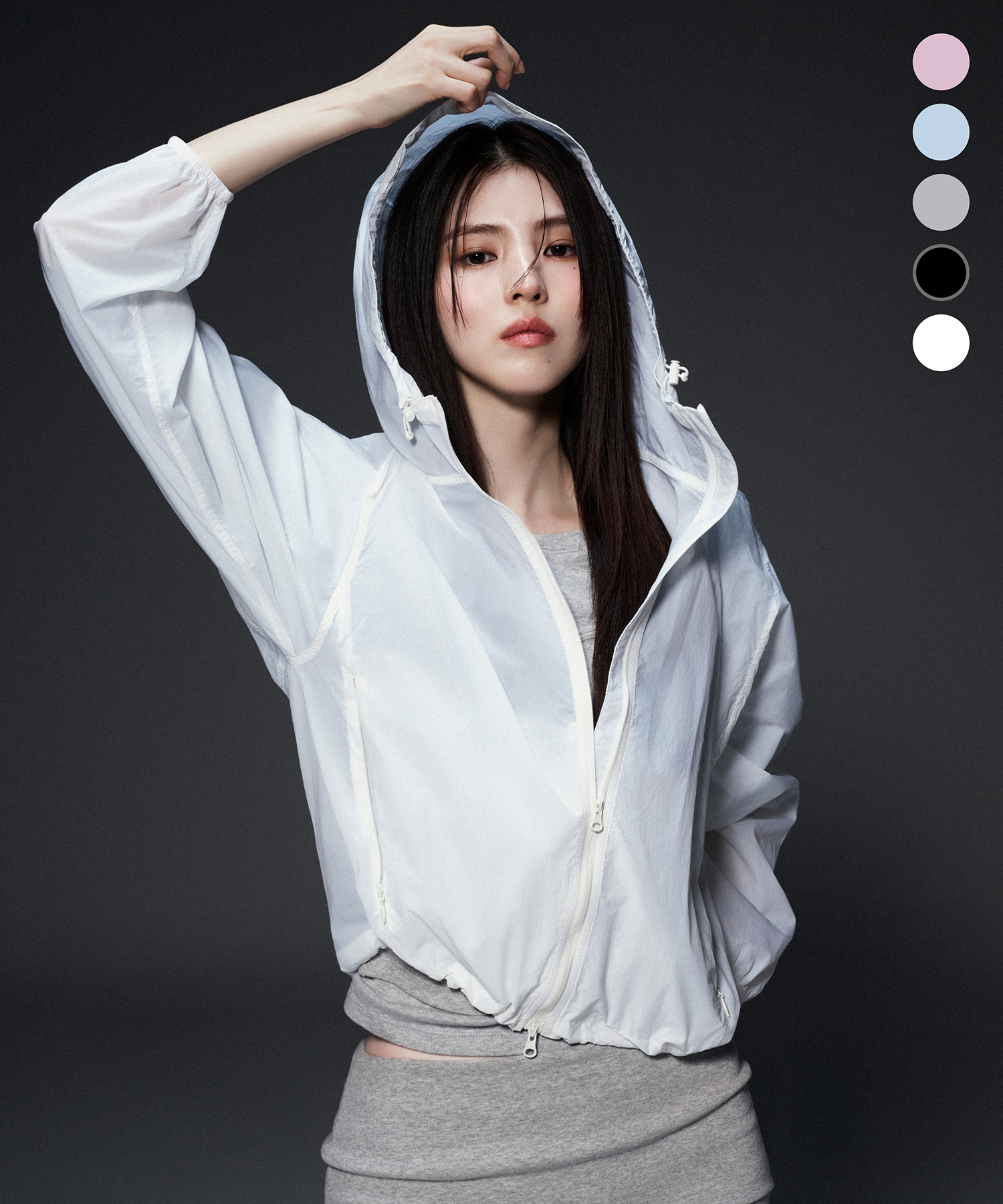 [UV Protection] Womens Sheer Windbreaker (5 colors)