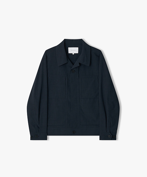 Куртка-тракер LMM22705 Navy с карманами