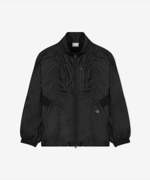NBNAG2W422 / WOMEN 204 lightweight wovenjacket (GLOSSY BLACK)