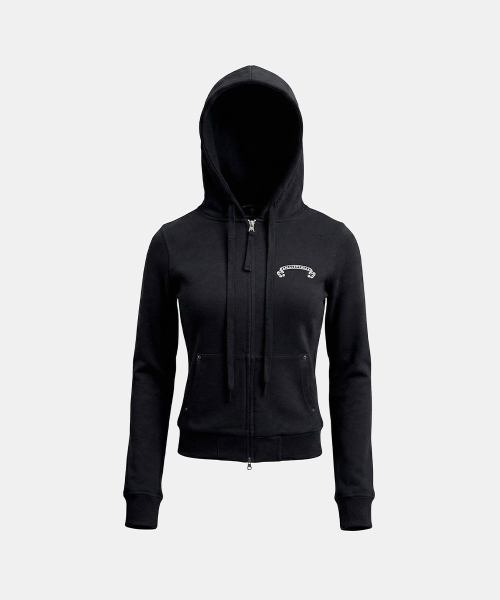 MUSINSA公式 | BADBLOOD Viper Slim-Fit Zip-Up Hoodie - Black