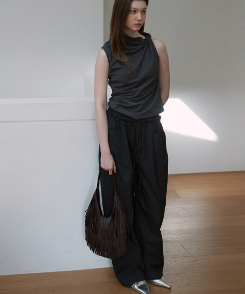 Cation Double Band широкие брюки Black