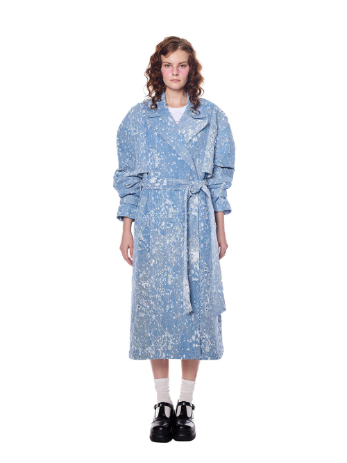 Denim Trench Coat