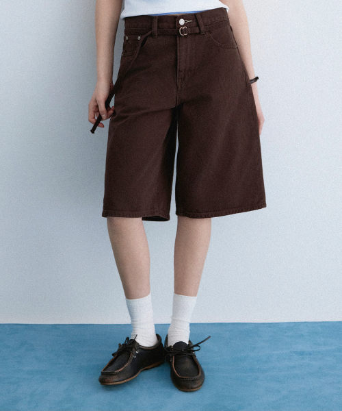 Bermuda Denim Shorts(F) / WHTJG2443F