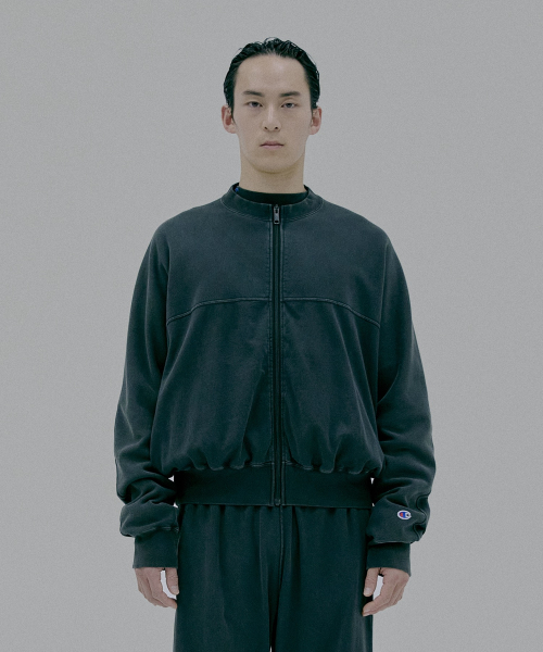 챔피온 X 엔할리우드 리버서블 스웨트 블루종 Off Black
