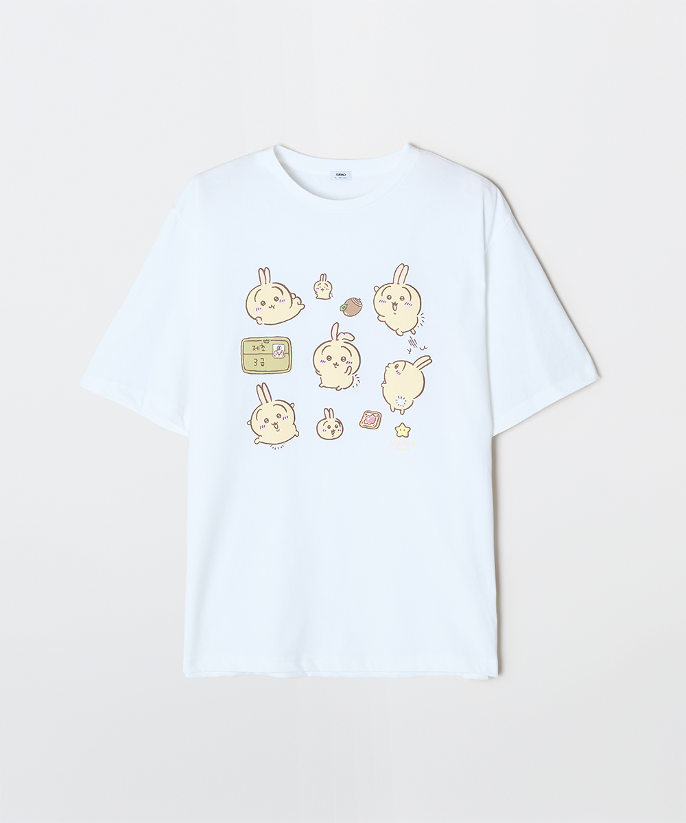 Футболка с коротким рукавом [Манёрный Котик] (Yellow) SPRLG25U04