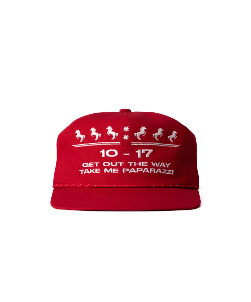PAPARAZZI 5panel cap [Red]