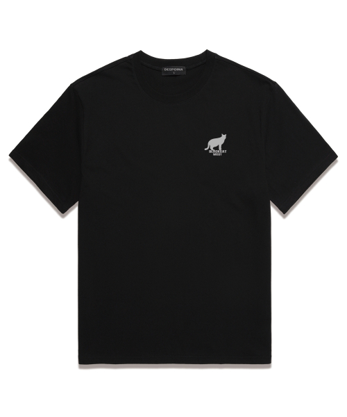 Футболка BLACK CAT с коротким рукавом (WS039) Black