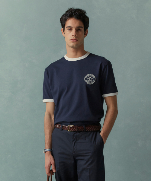 Ringer-футболка (Navy) BBNPMOG204