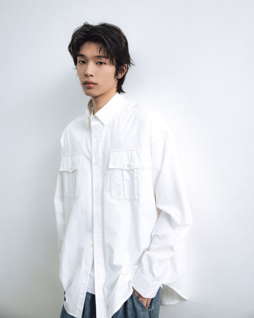 Officer Big Shirt - White