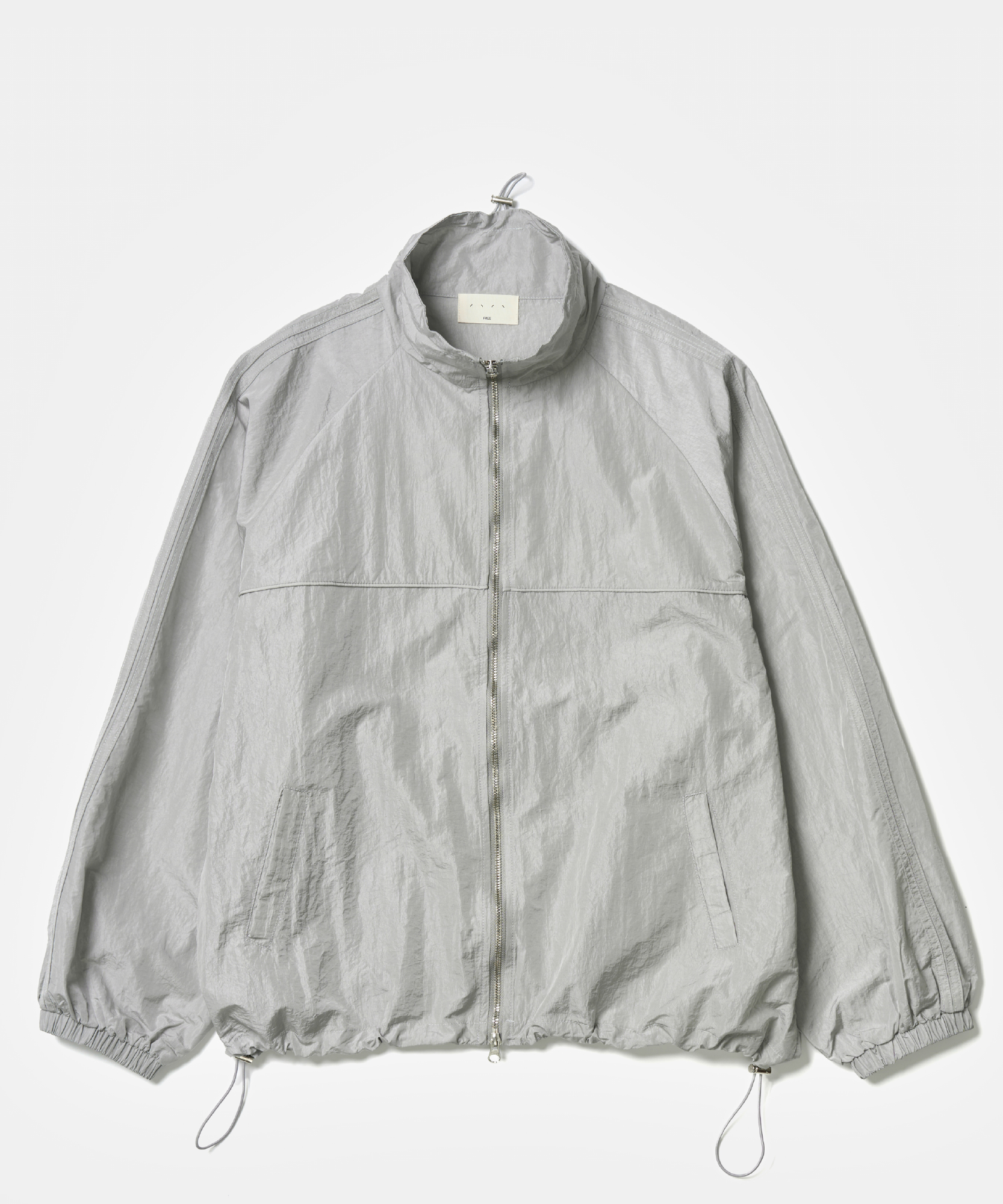 Line Piping Windbreaker (Gray