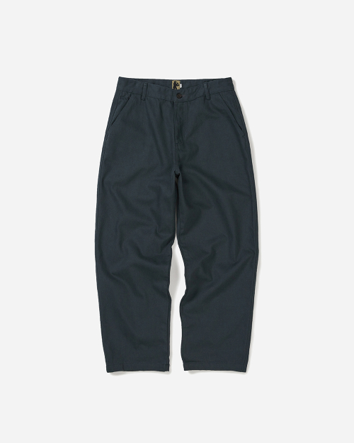 Wide chino pants / Teal