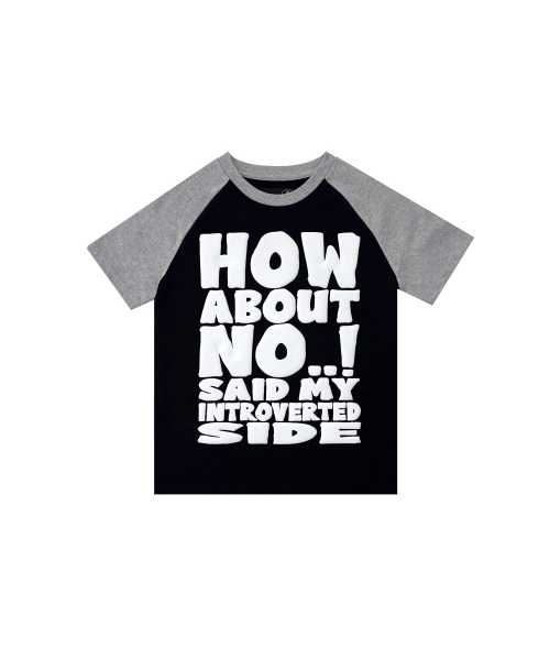 HOW ABOUT NO TEE (серый/черный)