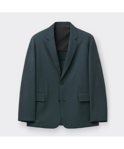 Grey Loose Fit Setup Jacket C9JAM26421GYD