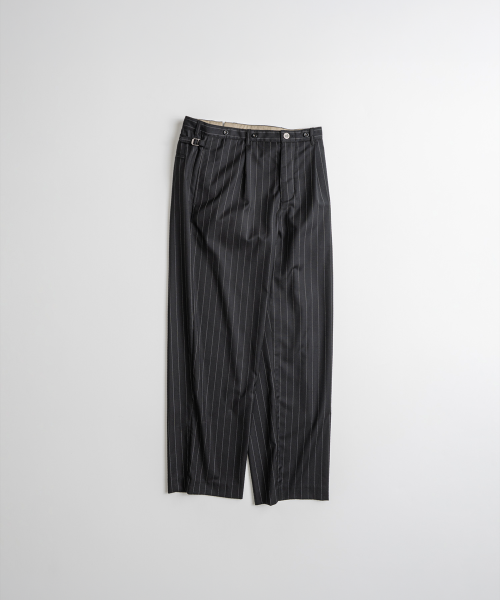 SUMMER WOOL CLASSIC TROUSERS black