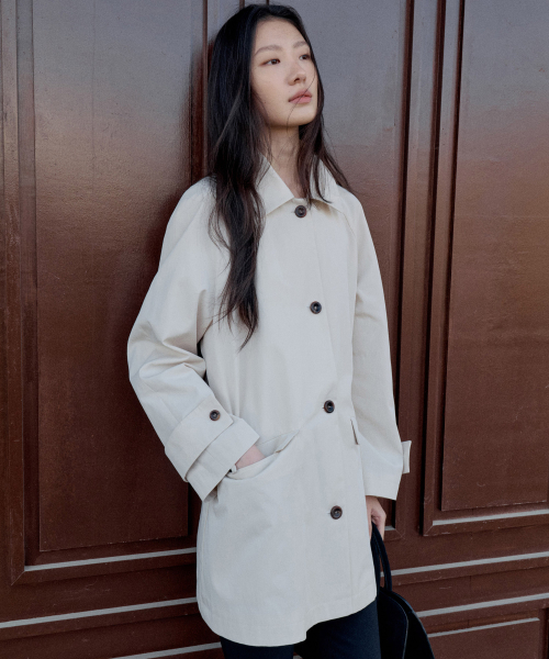 Mac Trench Mid пальто_IVORY