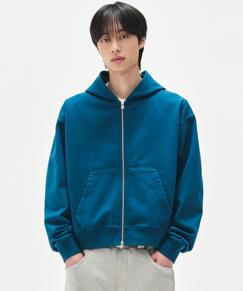 Кроп-зипка 780G Solid-Teal Green-