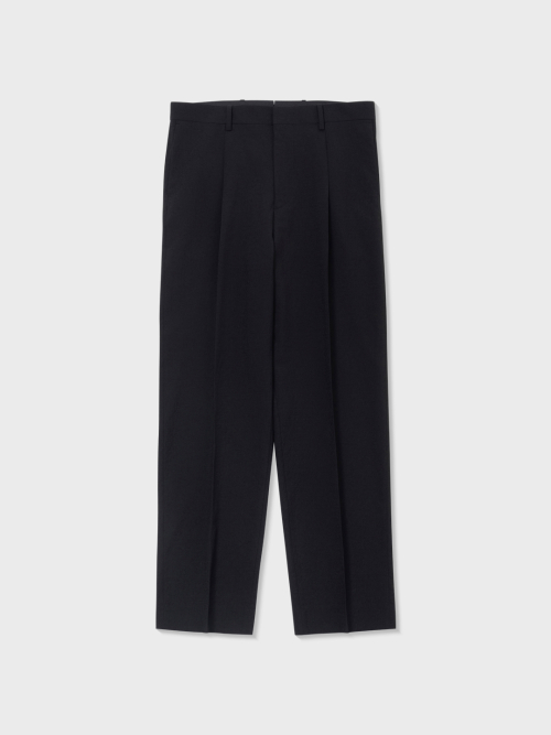 Брюки из тропической шерсти добби (BLACK)