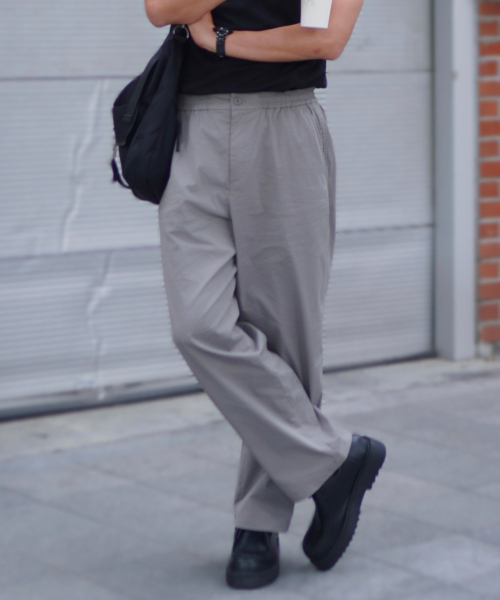 [Cool]Wide Cool Chino String Full Banding Pants - 2 colors