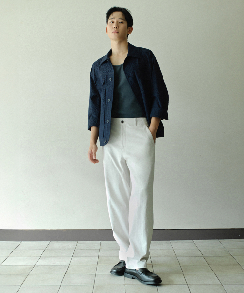 [Premium]Semi-Wide Tissue Variant Pants - 2 colors