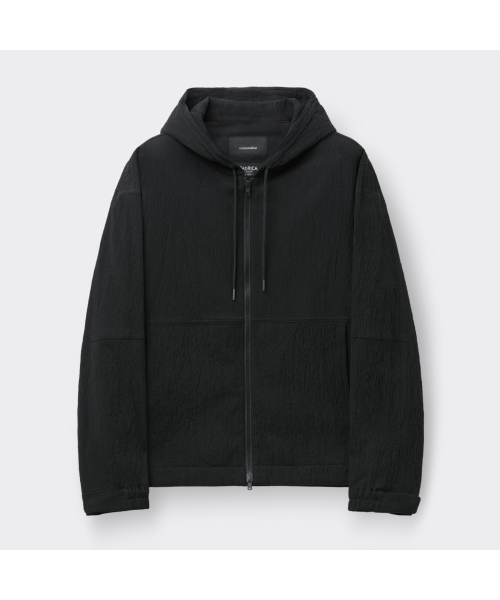 черный Creased Hood Blouson CWUAM26311BKX