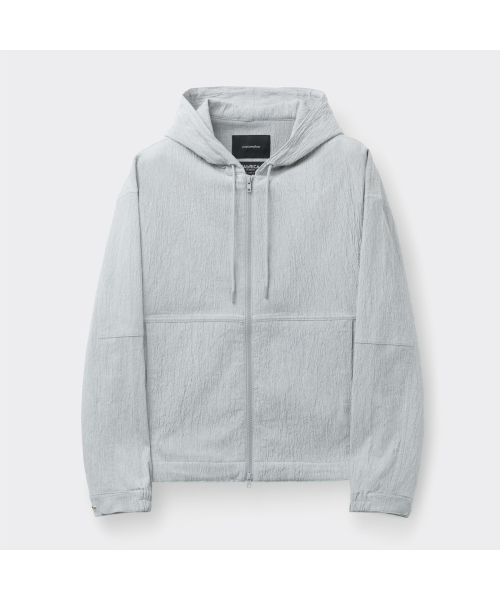 черный Creased Hood Blouson CWUAM26311GYL